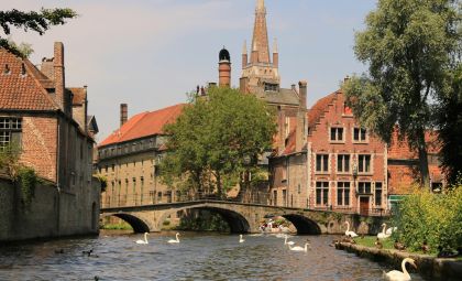 Een brug in Brugge